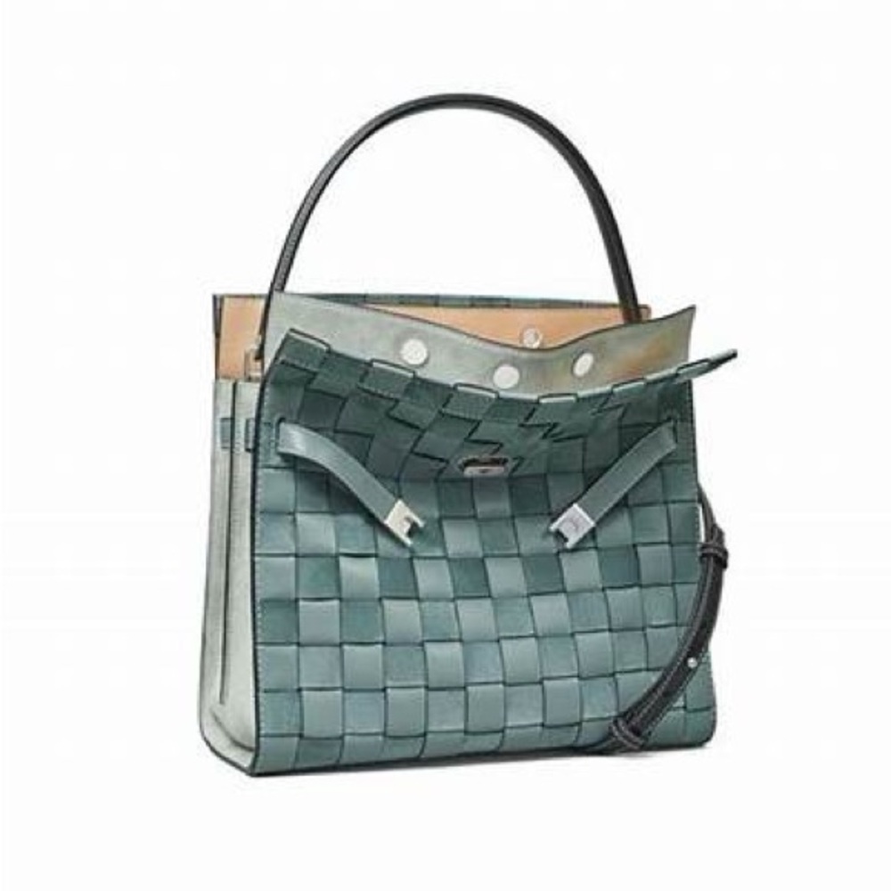 Tory Burch Lee Radzwill woven bag - new with box and bag!